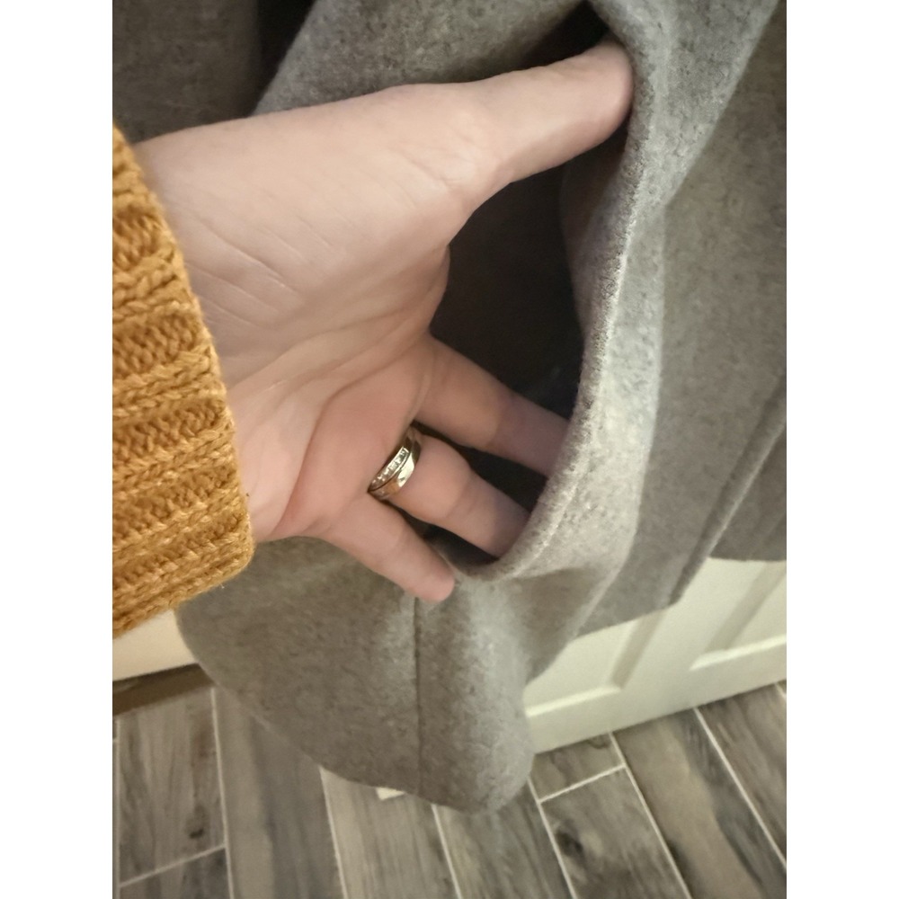 London Fog Women's Pea‎ Coat 3x Wool Blend Tan/Beige NWT MSRP $180 Lined - Picture 6 of 11